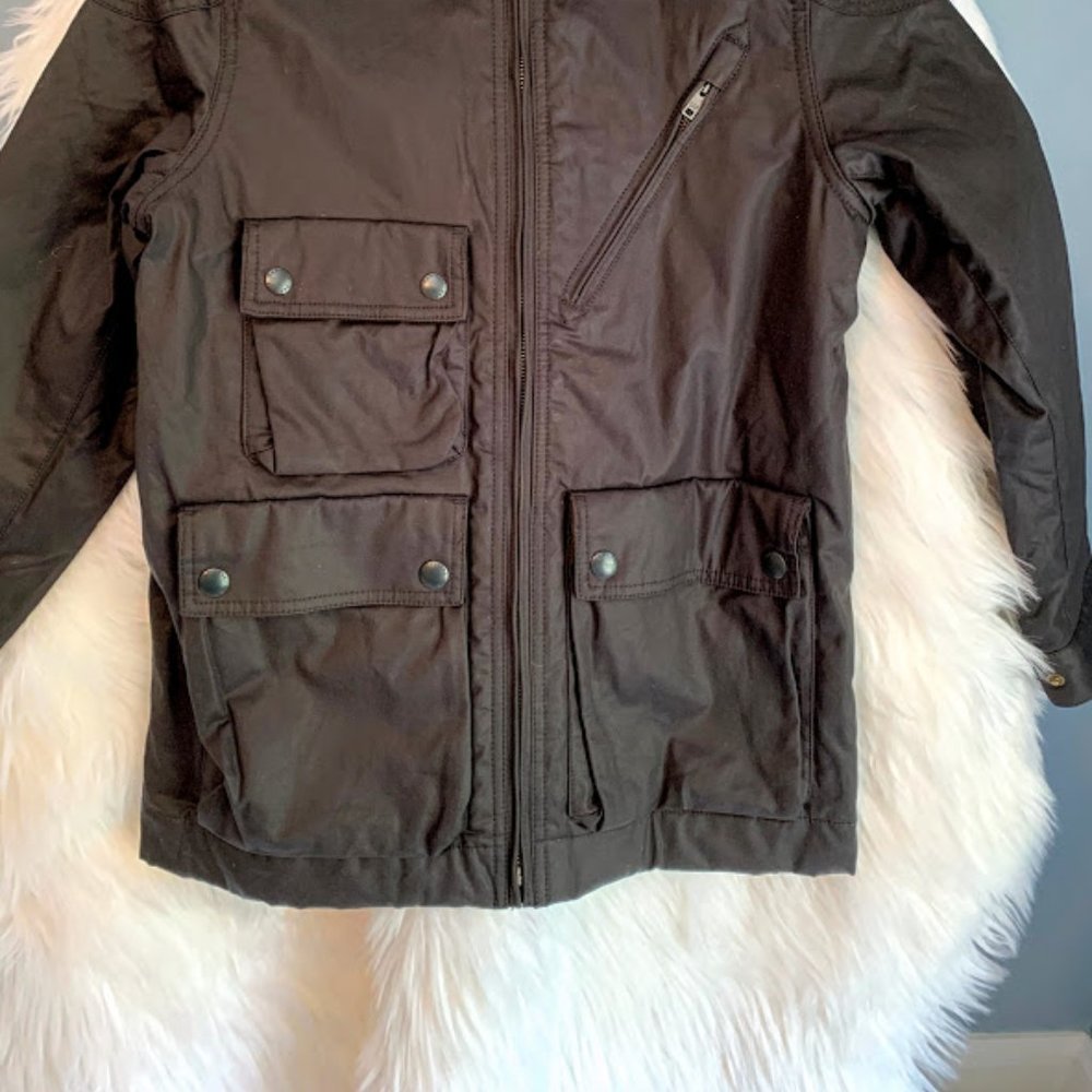 NWT Gap Fully Lined Wax Jacket/Coat - Picture 1 of 16
